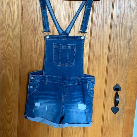Wax Jean Pants - Denim Shorts Overalls